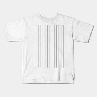 Fulham Retro 2021 Home White and Black Pinstripes Kids T-Shirt